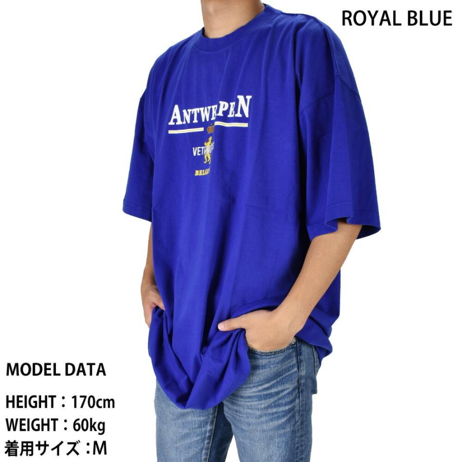 VETEMENTS ヴェトモン  オーバーサイズ ロゴ Tシャツ ヴェトモン VETEMENTS オーバーサイズショートスリーブ（WHITE