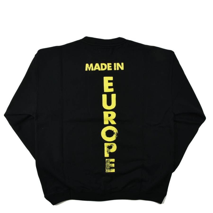 ヴェトモン スウェット トレーナー バックプリント ブラック 黒 MADE IN EUROPE SWEAT メンズ VETEMENTS｜cloudshoe｜02