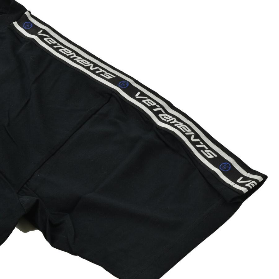 並行輸入品】ヴェトモン Tシャツ ロゴテープ カットソー クルーネック