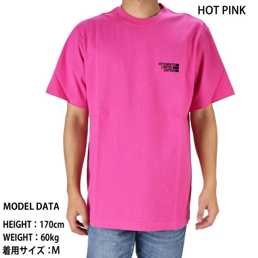 ヴェトモン　VETEMENTS Tシャツ　半袖　ピンク 楽天市場】ヴェトモン VETEMENTS メンズ Tシャツ 半袖 ユニ