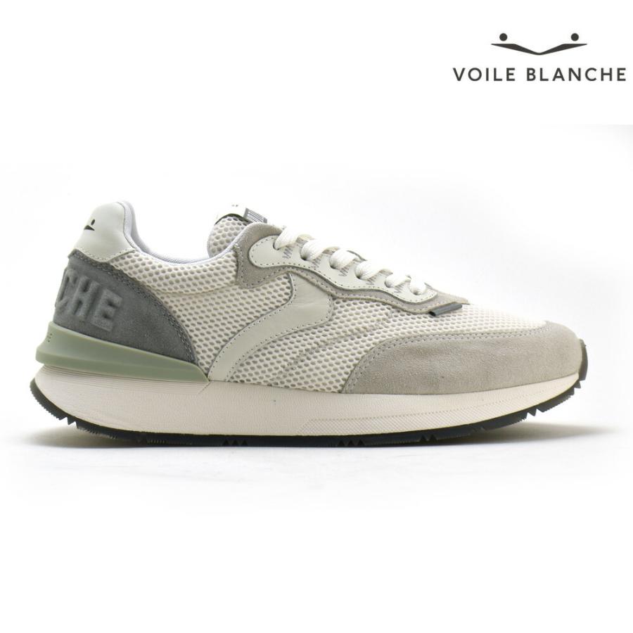 【並行輸入品】ボイルブランシェ VOILE BLANCHE スニーカー メンズ ローカットスニーカー シューズ 靴 アイス ホワイト グレー QWARK EASY MAN