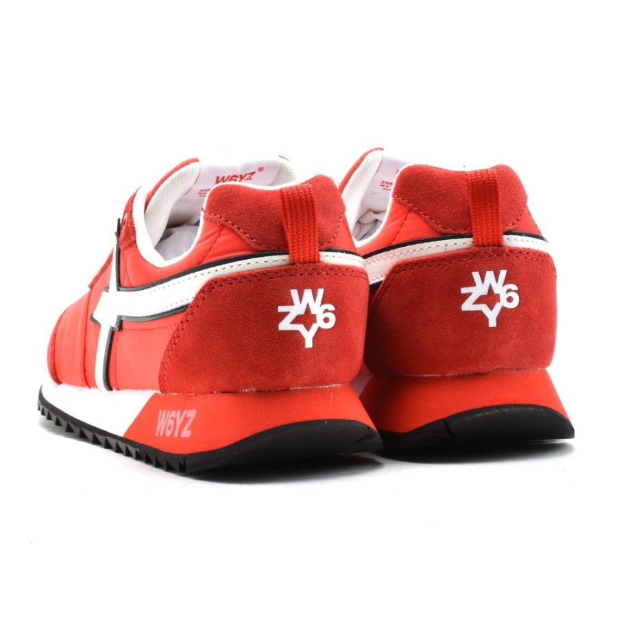 ウィズ W6YZ FLY-M 2014032 1H09 SNEAKER ROSSO BIANCO スニーカー ローカット ランニング レッド 赤 メンズ｜cloudshoe｜03