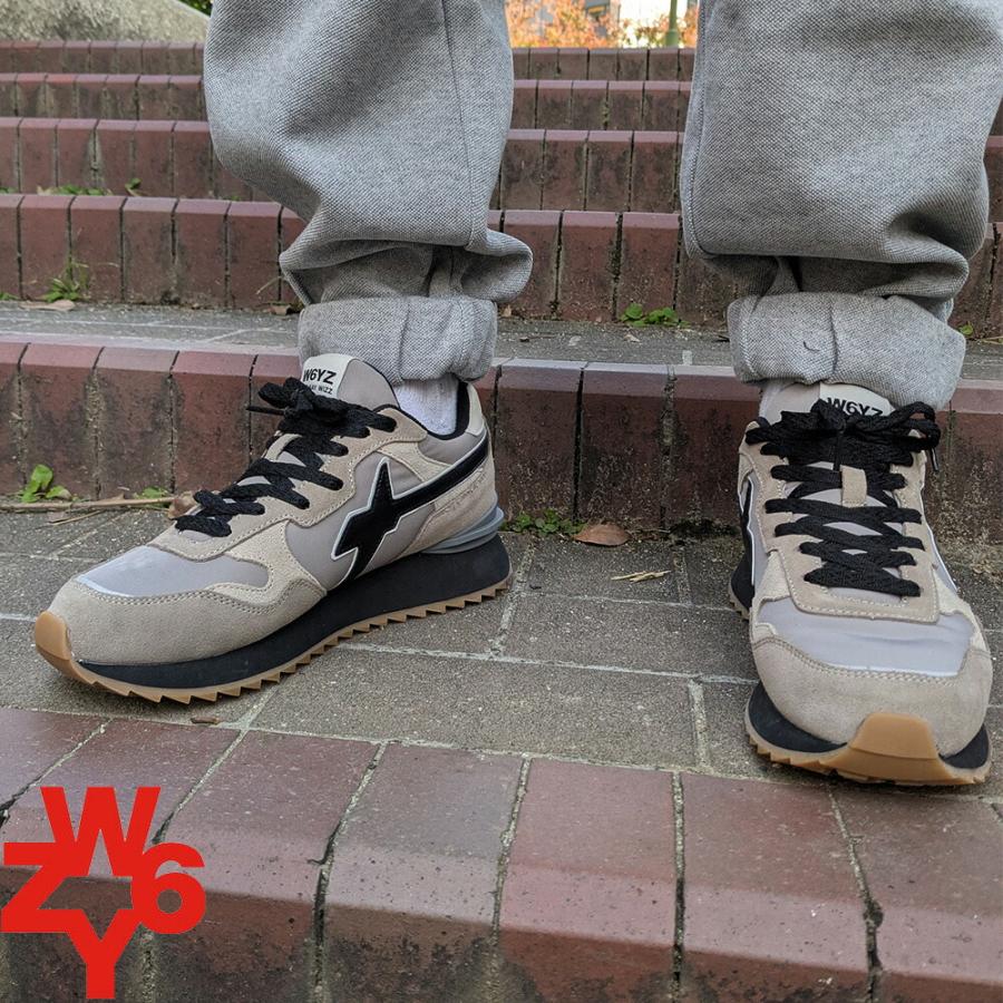 ウィズ W6YZ スニーカー メンズ シューズ ローカット 靴 スエード ナイロン カーキー ブラック ベージュ YAK-M【送料無料】 並行輸入品】ウィズ W6YZ スニーカー メンズ シューズ ローカット 靴