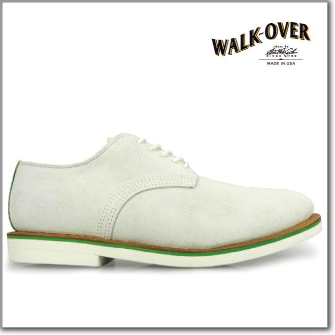 ウォークオーバー WALK OVER DERBY MIDI WHITE SUEDE WM6010ダービーミディ ホワイト スウェード ＷＭ6010｜cloudshoe