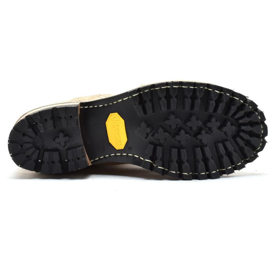 ベージュ レザー ワークブーツ 00020475-1.jpg