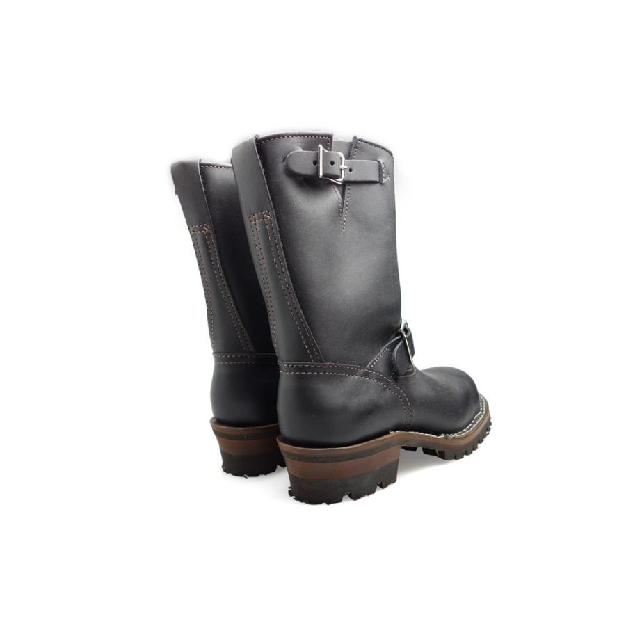 【並行輸入品】ウェスコ エンジニアブーツ ボス 9インチ ブラック ブラウン メンズ WESCO ENGINEER BOOTBOSS 7709100R BLACK/BROWN 9inchの画像