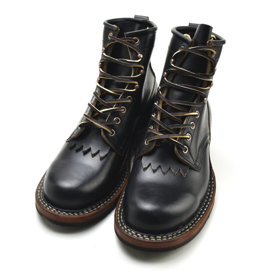 【並行輸入品】ホワイツ ワークブーツ バウンティハンター クロムエクセル ブラック 350BW06 メンズ White's Bootsの画像