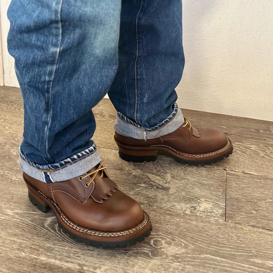 【並行輸入品】ホワイツ スモークジャンパー 8インチ SMOKE JUMPER 8inc RT ブラウンクロムエクセル ワークブーツ メンズ 375v-brcx White's Bootsの画像