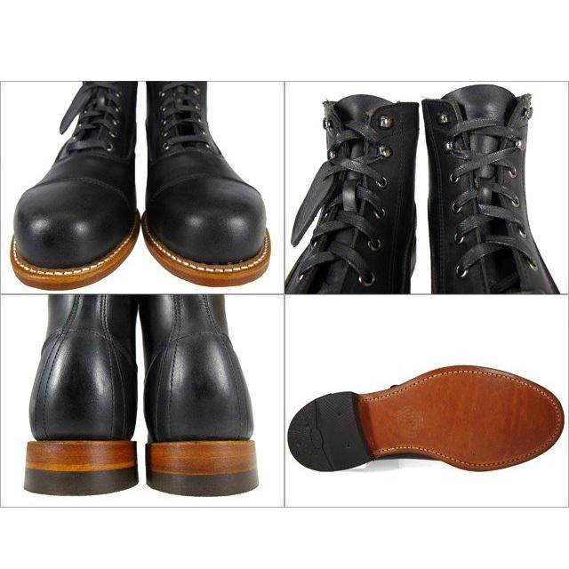 ウルヴァリン ワークブーツ 1000マイル ブラック ロックフォード メンズ WOLVERINE 1000MILE BOOT ROCKFORD W05292 CAP-TOE｜cloudshoe｜03