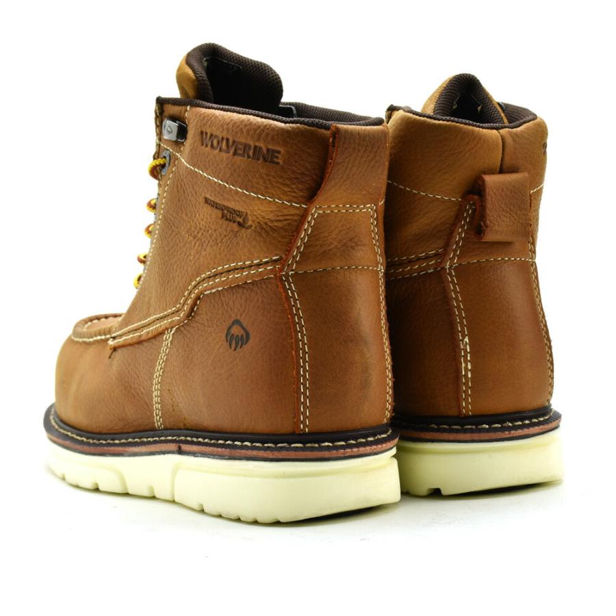 ウルヴァリン ブーツ メンズ ワークブーツ モックトゥ カーボンマックス 6インチ 防水 タン ブラウン WOLVERINE I-90