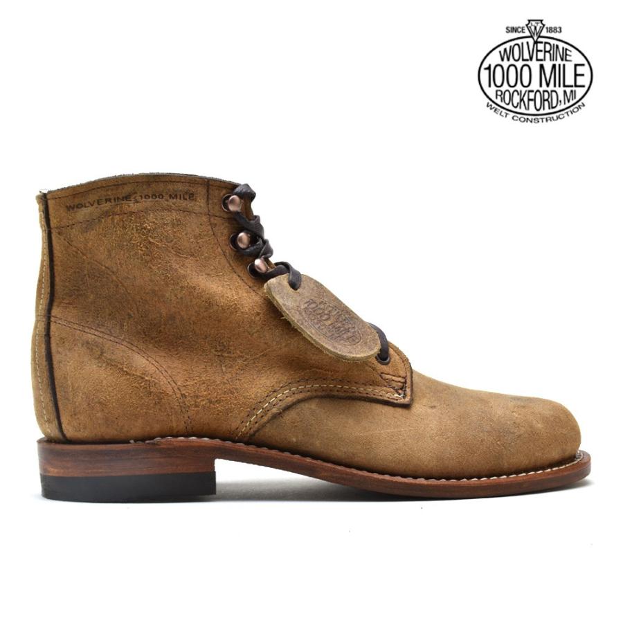 ウルヴァリン ワークブーツ 1000マイル ブラウン ワクシーレザー W40304 メンズ WOLVERINE 1000MILE BOOTS｜cloudshoe