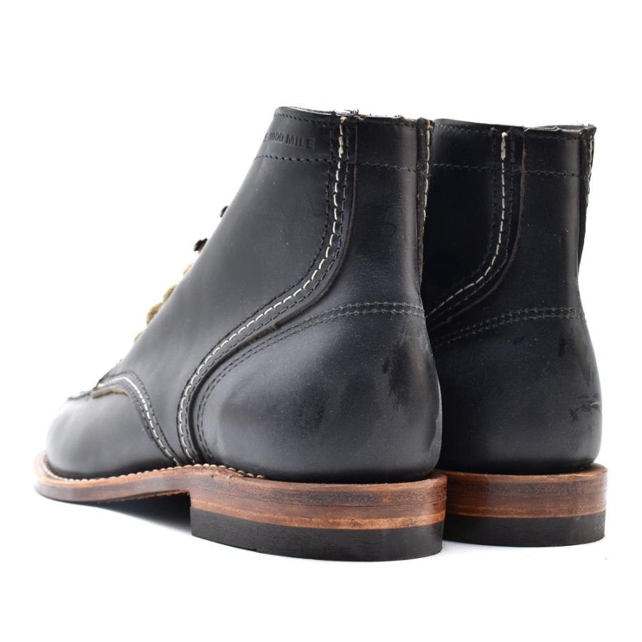 【並行輸入品】ウルヴァリン ワークブーツ 1000マイル ブラック エセックスレザー W40504 メンズ WOLVERINE 1000MILE BOOTSの画像