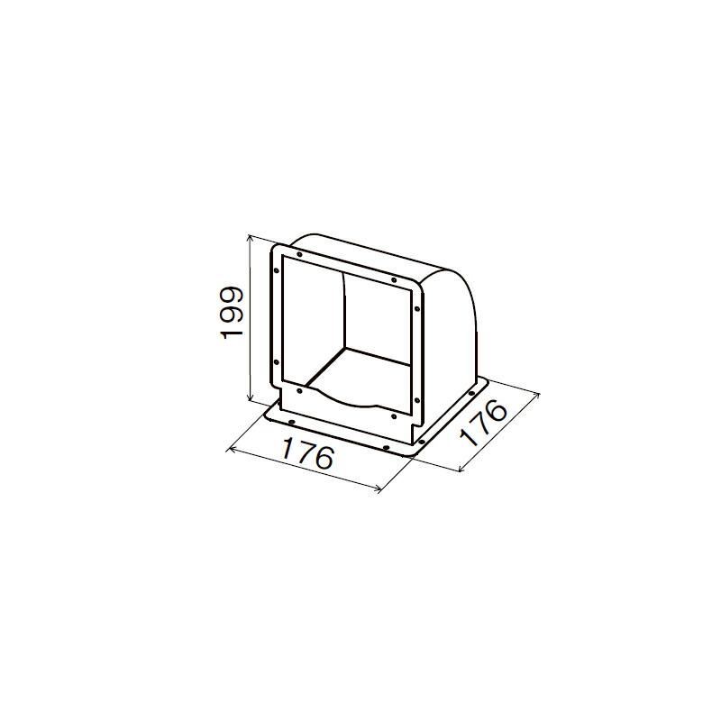 ●クリナップ 部材【ZZLD15】L形ダクト〔FA〕 | クリナップ