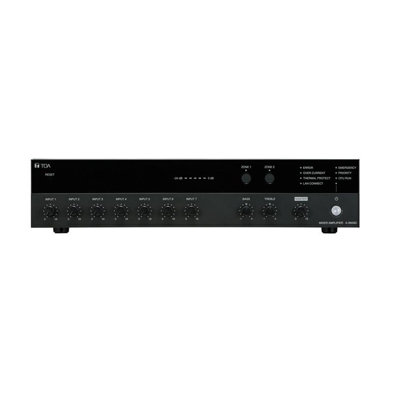 ○Яティーオーエー/TOA 音響機器【A-3606D】PAアンプ 60W 2局 : 家電と