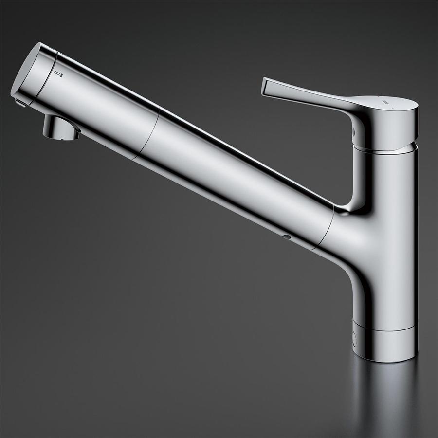 ∞《あすつく》◆15時迄出荷OK!TOTO キッチン用水栓金具【TKS05308J】GGシリーズ 台付シングル混合水栓(台付き1穴) エコシングル φ37 (旧品番 TKGG38ER)|イークローバー PayPayモール店|01