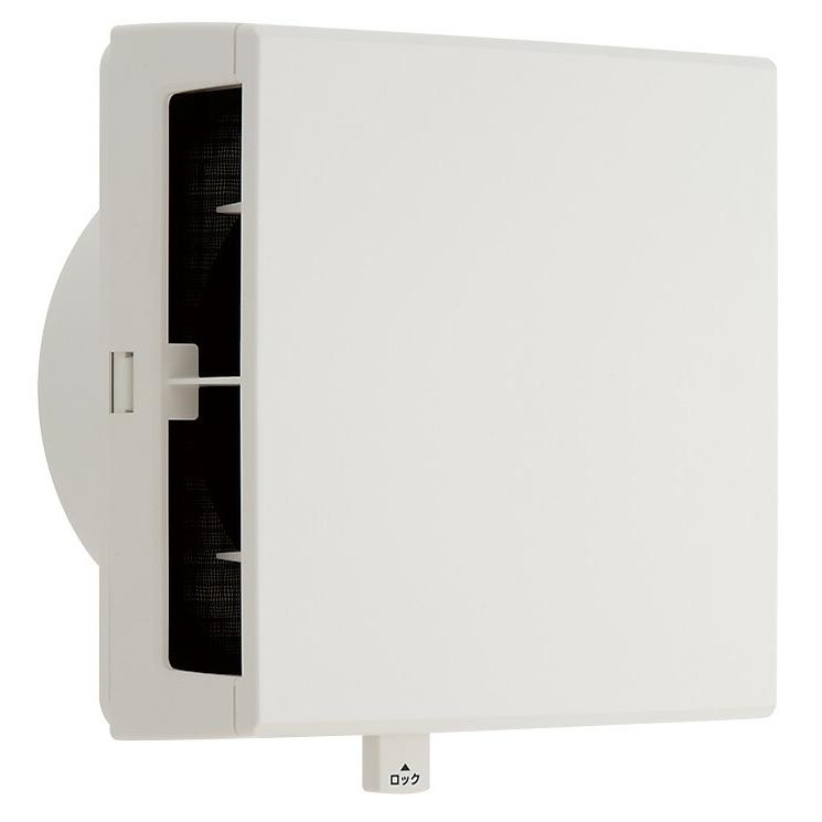 ユニックス【PDF150BWF】室内用製品 差圧式給気口 壁取付用 フラットカバー メッシュフィルター(防虫・粗塵対策)〔HF〕 | 