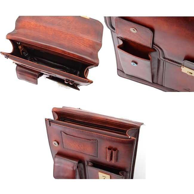 青木 青木鞄 A4 錠前 ロック 付 縦型 2way ショルダーバッグ 5221