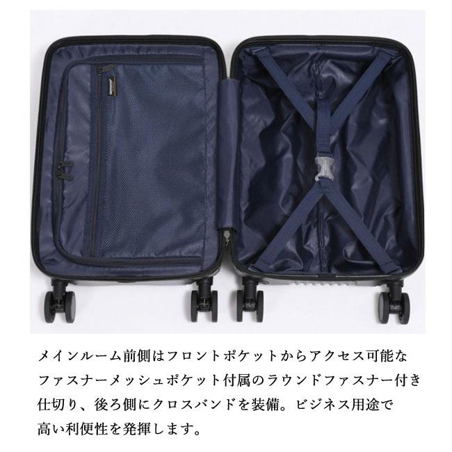 BERMAS INTER CITY2 バーマス 60562 フロントオープン 56cm インターシティ スーツケース ビジネスキャリー 57L ストッパー付き Wキャスター4輪 送料無料の画像