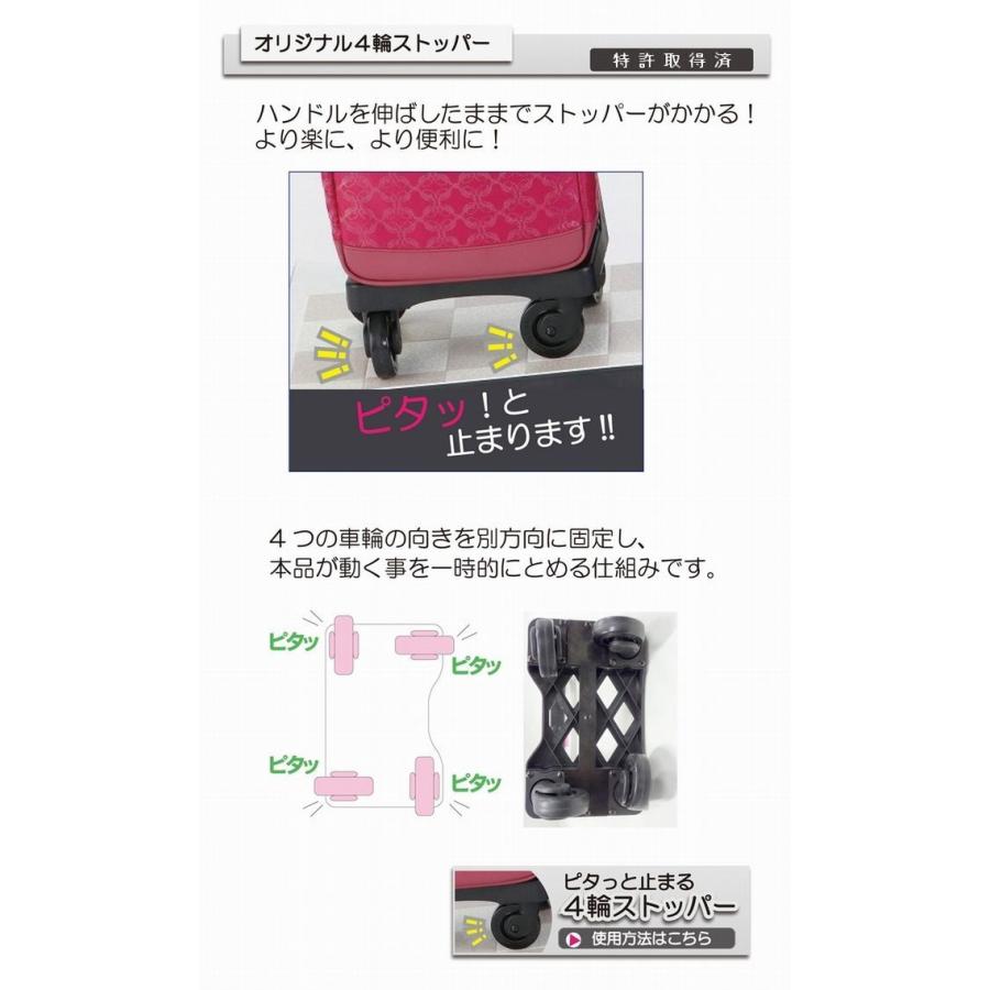 SWANY スワニー　エマイロⅣ エナメル　TS15 D-420 ストッパー付き SWANY（キャリーバック） スワニー SWANY エマイロVI D-591 TS15
