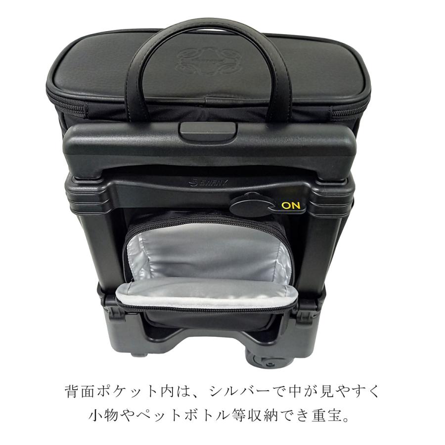 スワニー アミーカ M18 D-529 4輪ストッパー 17L ソフトキャリー