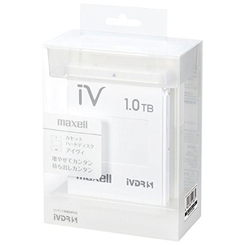 マクセル iVDR-S規格対応リムーバブル・ハードディスク 1.0TB(ホワイト