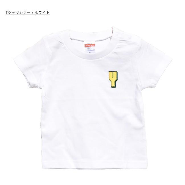 名入れ プレゼント Tシャツ・刺繍 イニシャル ワッペン Tシャツ 出産