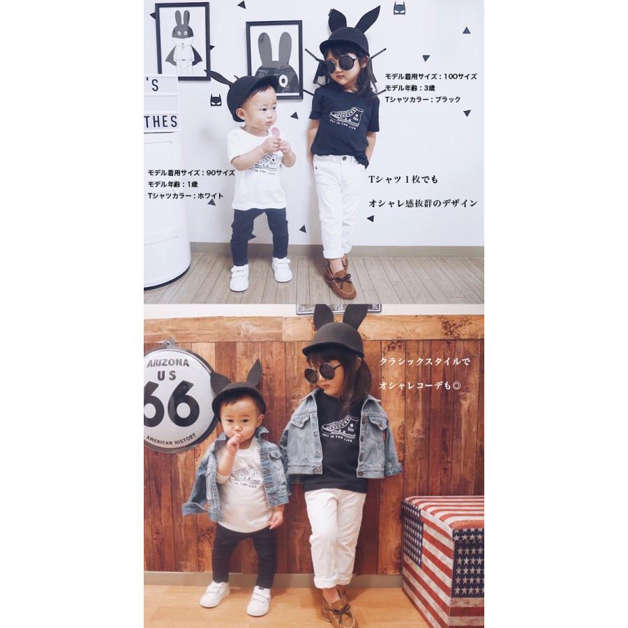 名入れ プレゼント Tシャツ スニーカー Tシャツ 出産祝い ギフト 子供服 キッズ服 おしゃれ キッズ Cl Print Shoes T Oriclo 通販 Yahoo ショッピング