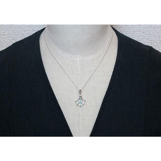 【ジェムケリー】天然パライバトルマリン ネックレス GEMCEREY ジェムケリー パライバトルマリン 0.163ct ダイヤ