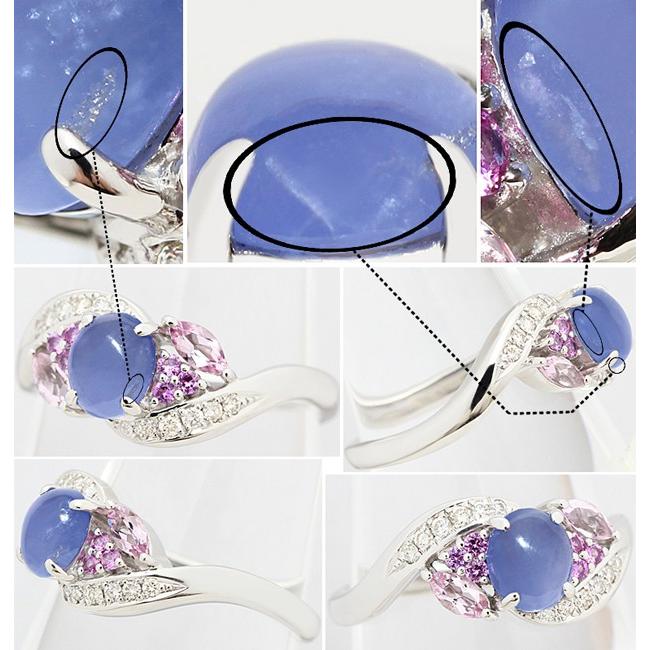 ハックマナイト 0.89ct ダイヤ 0.13ct ピンクトルマリン 0.25ct ピンク  