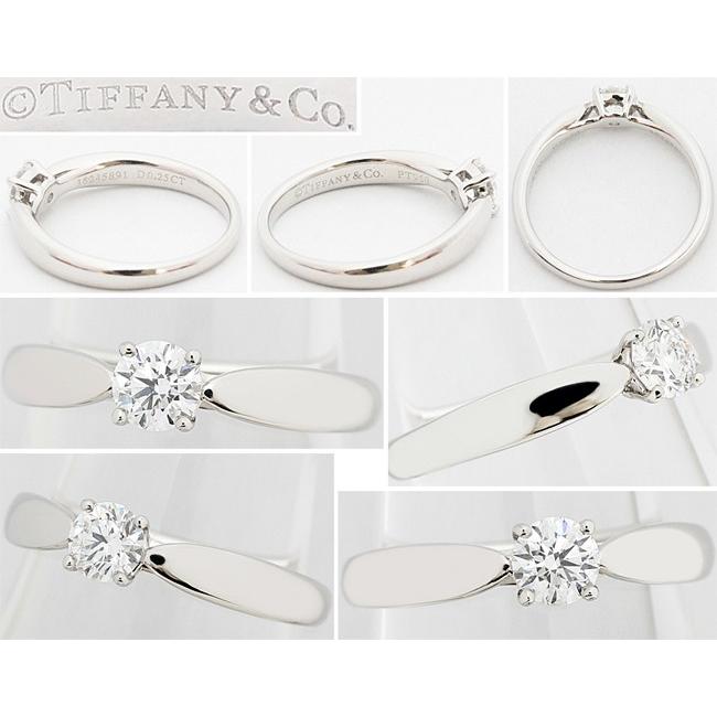 TIFFANY&Co. ティファニー ダイヤ 0.25ct D 3EX VVS2 Pt950 TIFFANY&Co. ティファニー ダイヤ 0.25ct D 3EX VVS2 Pt950