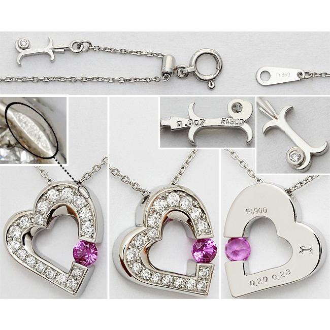 GEMCEREY ジェムケリー 非加熱 ピンクサファイア 0.2ct ダイヤ 0.23ct 