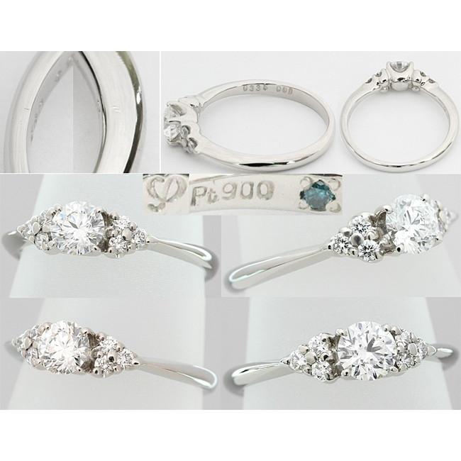 アイプリモ ギンザ ダイヤ 0.335ct D VS1 EX H&C リング 指輪 Pt900 8  