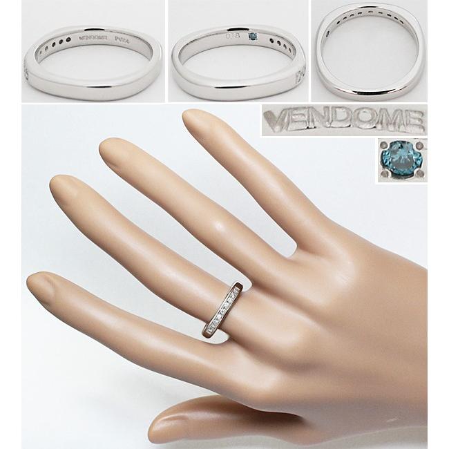 美品VENDOMEAOYAMA ダイヤモンドリングpt950 ダイヤ0.16 VENDOME AOYAMA ヴァンドーム青山 ダイヤ 0.18ct Pt950 リング