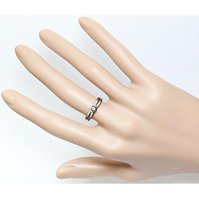 courreges クレージュ ダイヤ 0.07ct Pt900 リング 指輪 ハート courreges クレージュ ダイヤ 0.07ct Pt900 リング 指輪 ハート