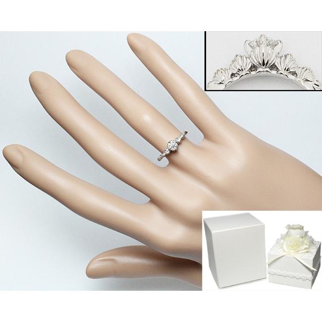 Disney ディズニー ケイウノ ダイヤ 0.254ct D 3EX H&C VS2 Pt950  