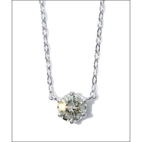 4℃ 4℃ K18ホワイトゴールドネックレス ラッピング無料 : Clover Leaf 