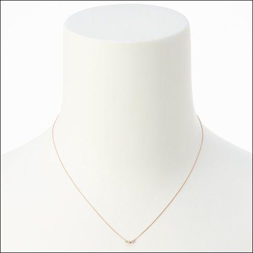 【送料無料】【ラッピング無料】4℃ ピンクゴールドネックレス ヨンドシー ラッピング無料_1