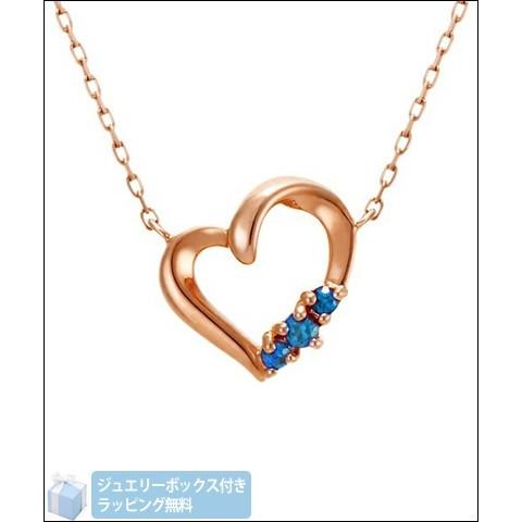 ４℃ 9月誕生石 K10ピンクゴールドネックレス ラッピング無料