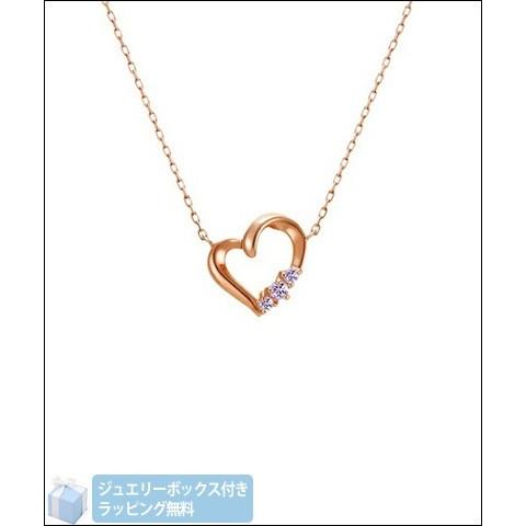 ４℃ 12月誕生石 K10ピンクゴールドネックレス ラッピング無料