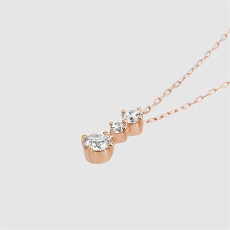 ネックレス ４℃ K10イピンクゴールドネックレス ラッピング無料_1