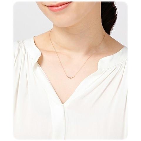【送料無料】【ラッピング無料】4℃ ネックレス K10ピンクゴールド ダイヤモンド ヨンドシー ラッピング無料の画像
