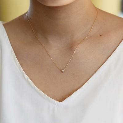 ヨンドシー ネックレス K18イエローゴールド 4℃