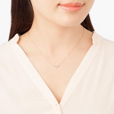 【送料無料】【ラッピング無料】ヨンドシー ネックレス K18ピンクゴールド 4℃の画像