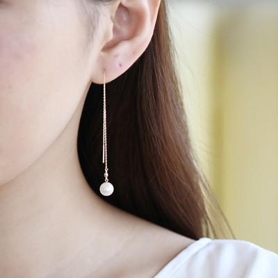【送料無料】【ラッピング無料】ヨンドシー ピアス K10イエローゴールド 4℃の画像