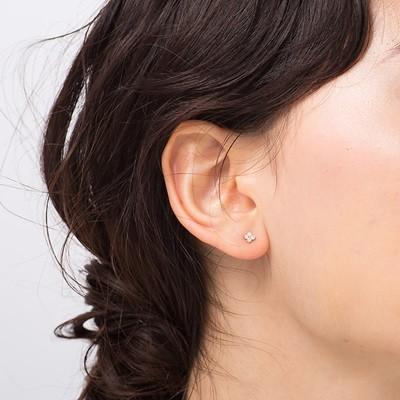 【送料無料】【ラッピング無料】ヨンドシー ピアス K18ピンクゴールド 4℃の画像