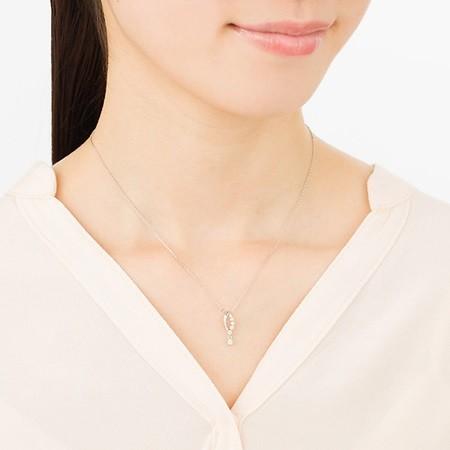 ヨンドシー ネックレス レディース エレガント シルバー 4℃の画像