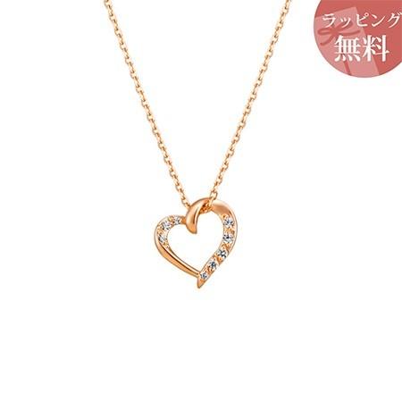 4℃　ピンクゴールド　ハートネックレス 4℃ ヨンドシー ネックレス レディース ハートモチーフ ピンク