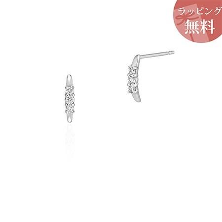 【送料無料】【ラッピング無料】ヨンドシー ピアス ダイヤモンド シンプル K10ホワイトゴールド 4℃