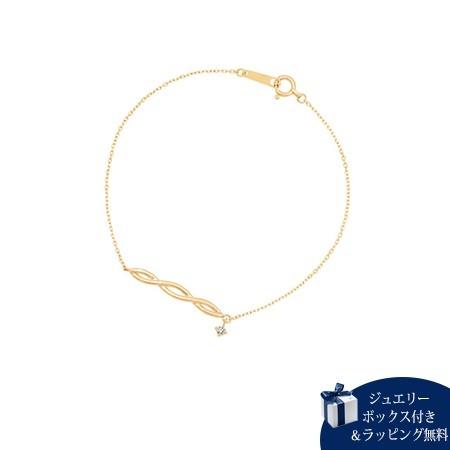 【送料無料】【ラッピング無料】ヨンドシー ブレスレット レディース クロスライン K10イエローゴールド 4℃