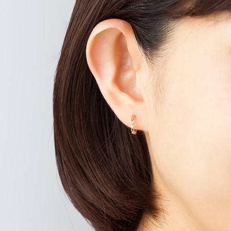 【送料無料】【ラッピング無料】ヨンドシー ピアス　K10　ピンクゴールド 4℃の画像